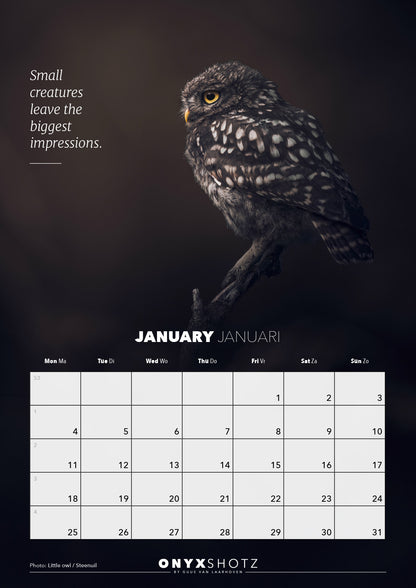 Wildlife Calendar 2027 | PRE-ORDER