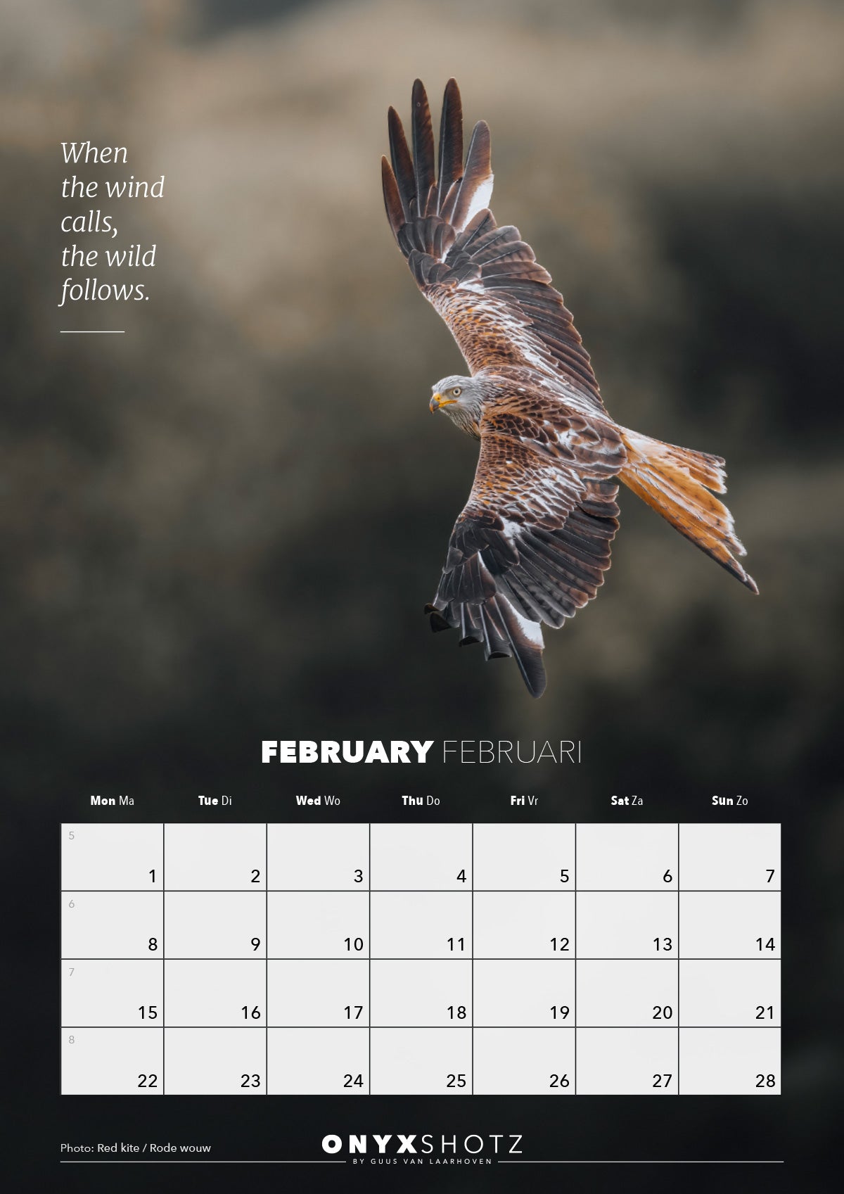 Wildlife Calendar 2027 | PRE-ORDER