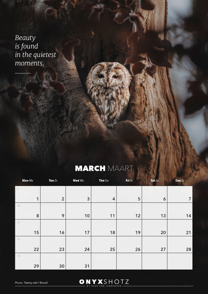 Wildlife Calendar 2027 | PRE-ORDER