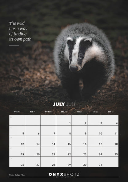 Wildlife Calendar 2027 | PRE-ORDER