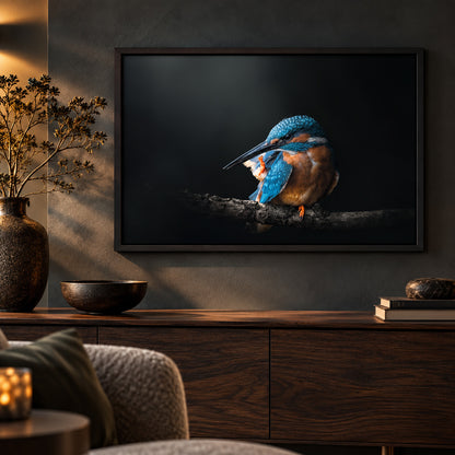 Foto in lijst "Azure Silence"
