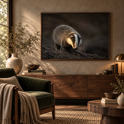 Framed print "Touched by the Light"