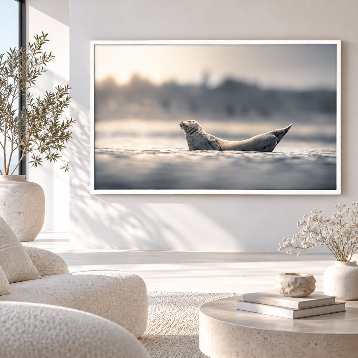 Framed print "Drifting in Silence"