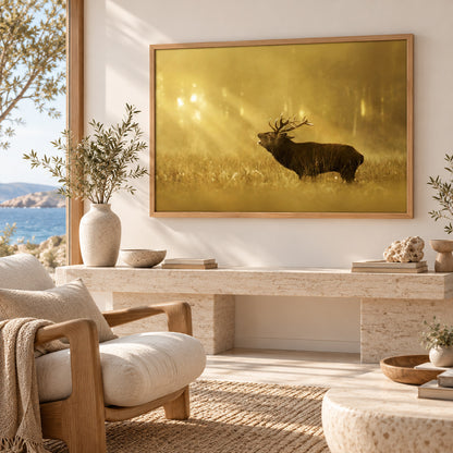 Framed print "Golden Roar"