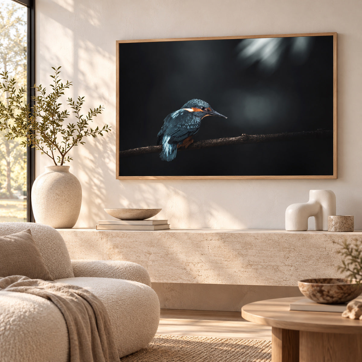 Foto in lijst "Into the Blue"