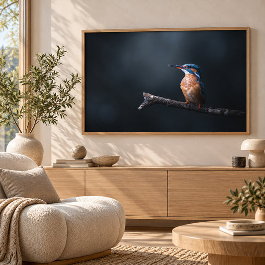 Foto in lijst "Midnight Blue"