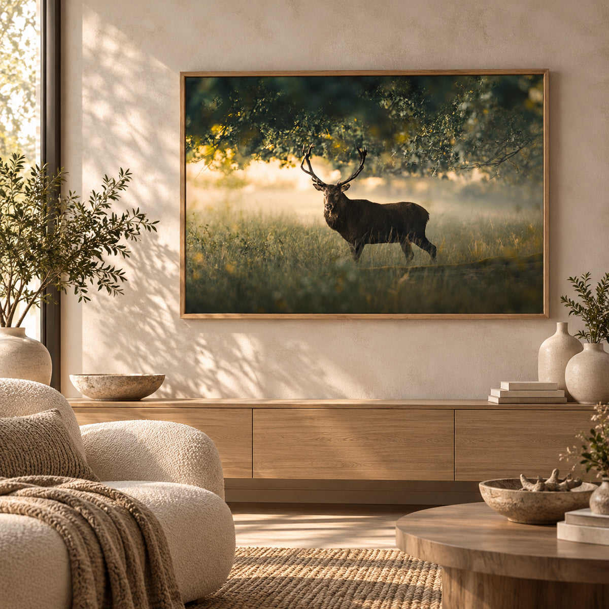 Foto in lijst "Morning Light"