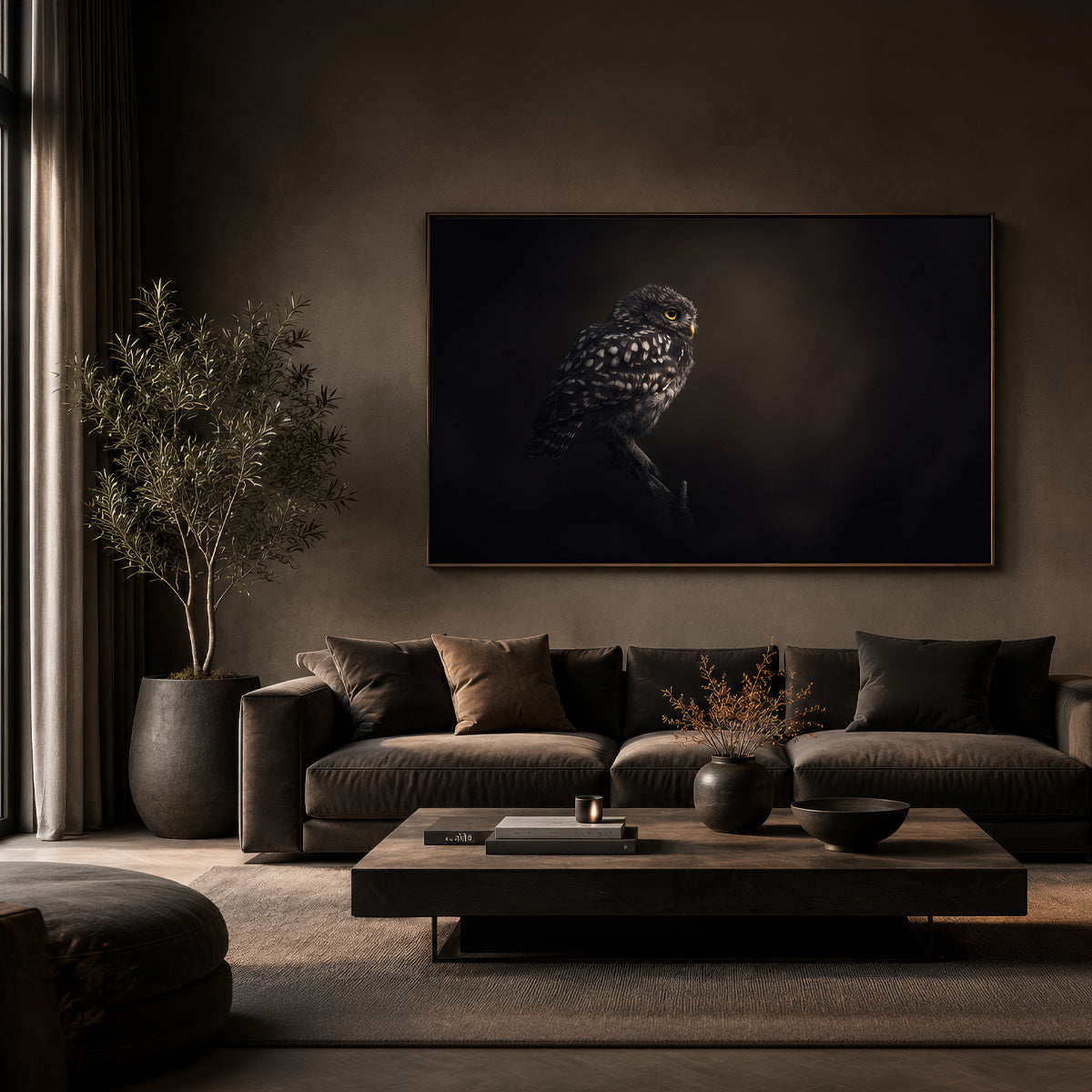 Framed print "Silent Watcher"
